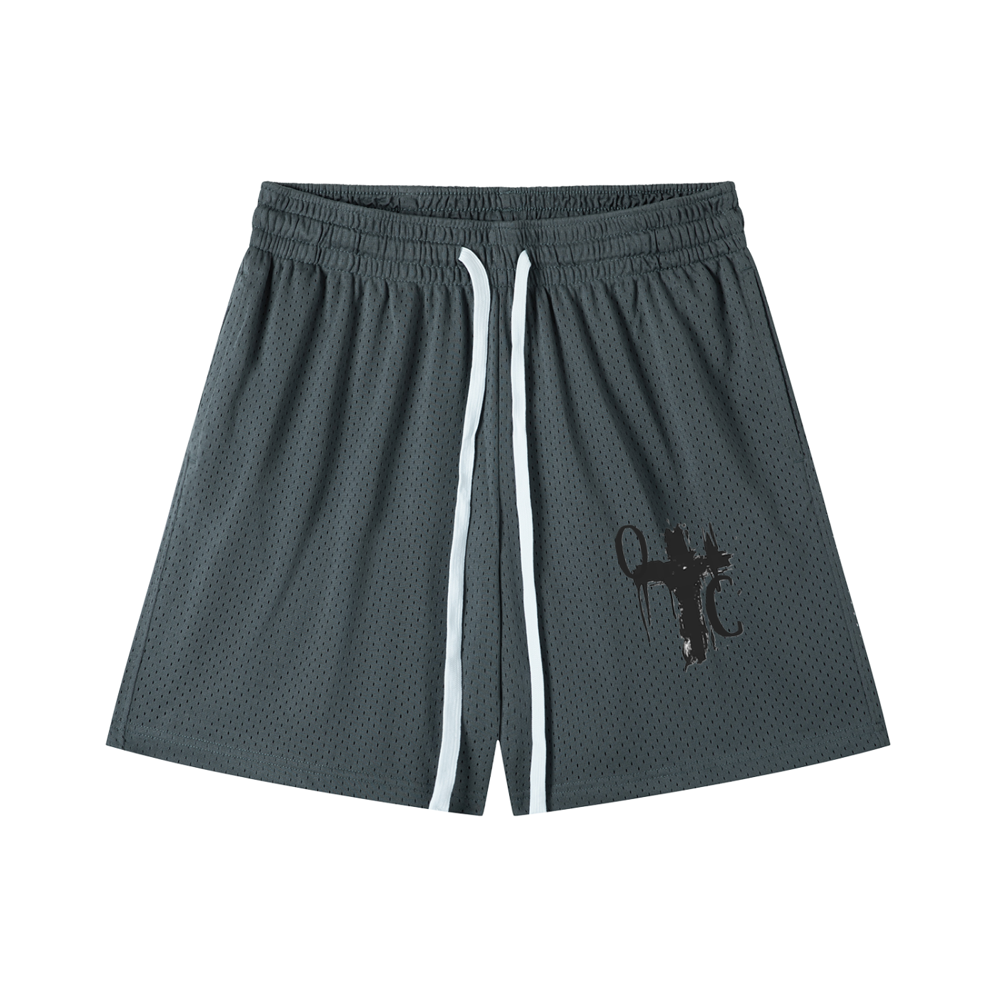 Mesh Drawstring Shorts